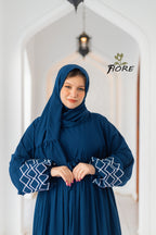 Embroidered Sleeve Dress