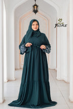 Embroidered Sleeve Dress
