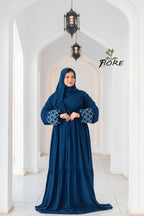 Embroidered Sleeve Dress