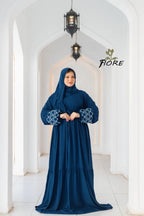 Embroidered Sleeve Dress