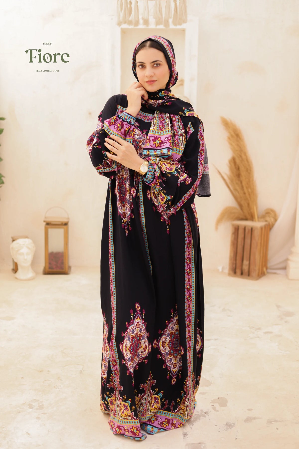FIORE PATTERN DRESS