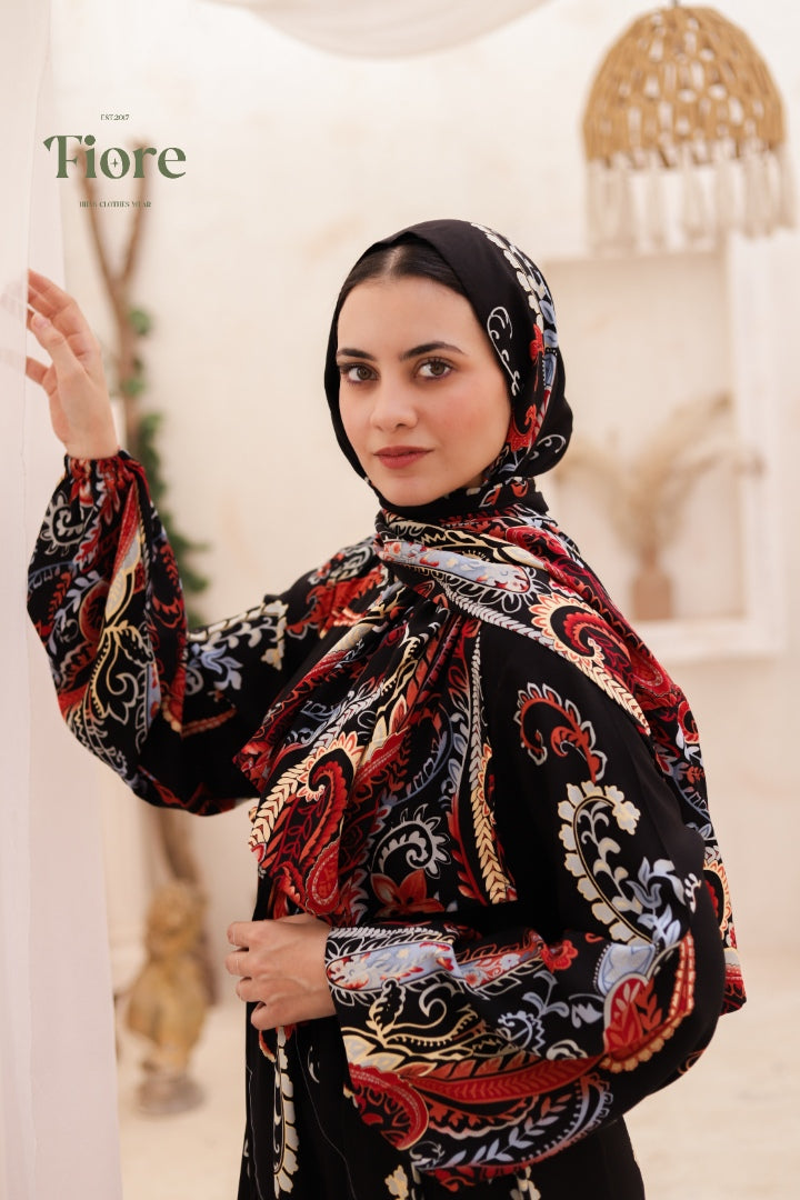 Noiré PATTERN DRESS