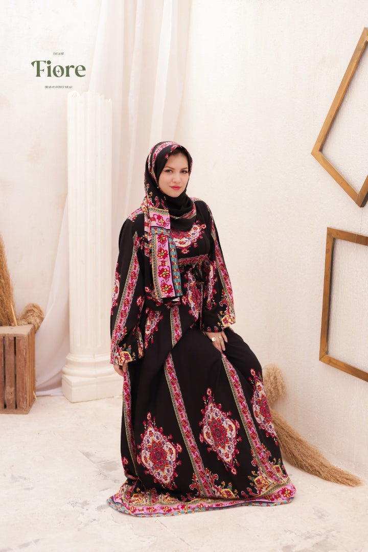FIORE PATTERN DRESS
