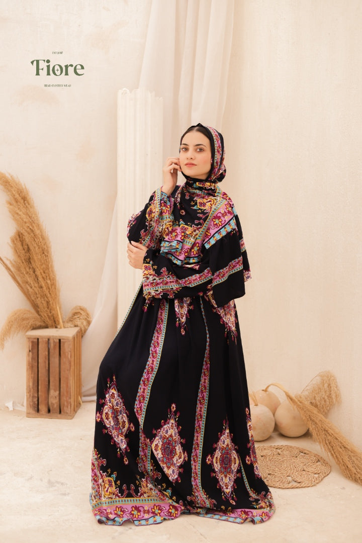 FIORE PATTERN DRESS