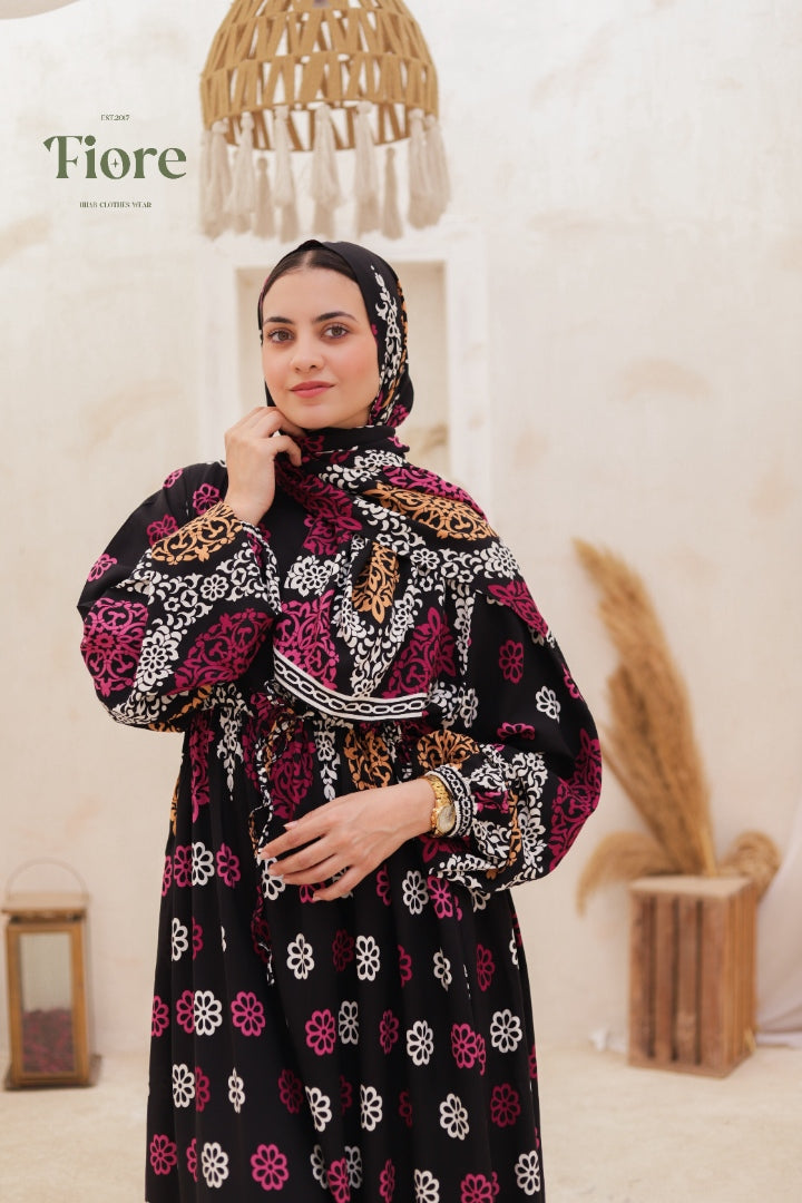 Floral Eclipse Dress