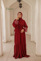 Embroidered Sleeve Dress