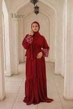 Embroidered Sleeve Dress