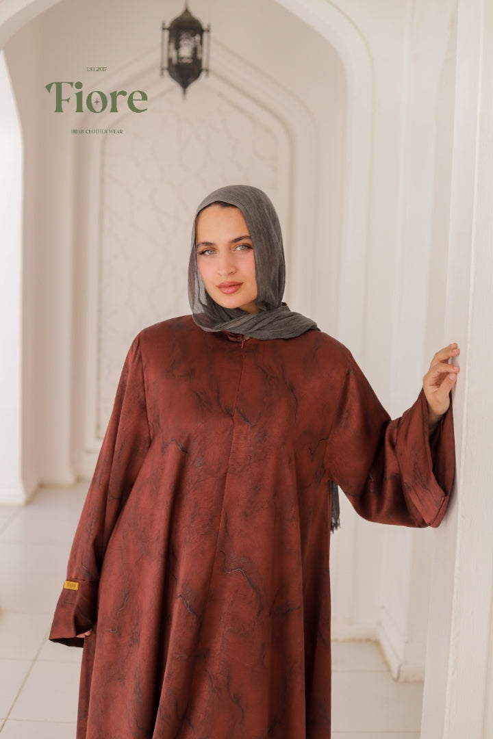 Marble Serenity Abaya