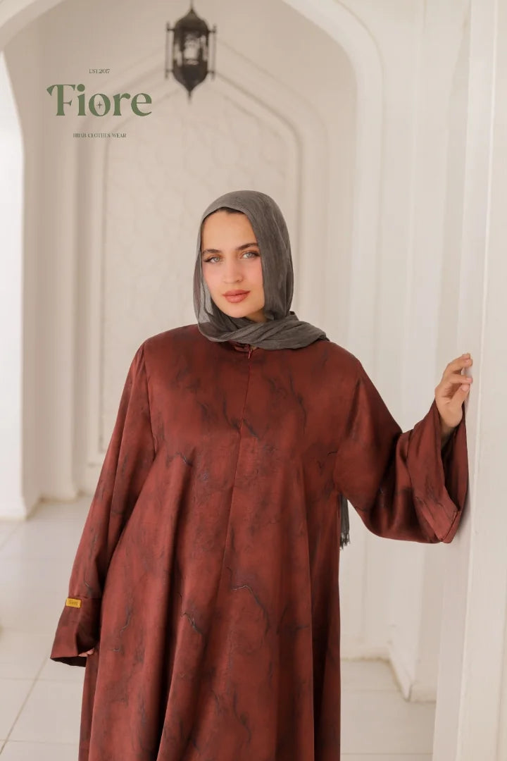Marble Serenity Abaya