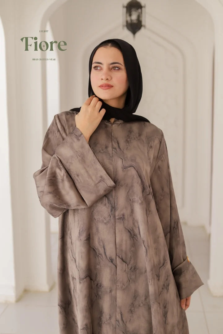 Marble Serenity Abaya