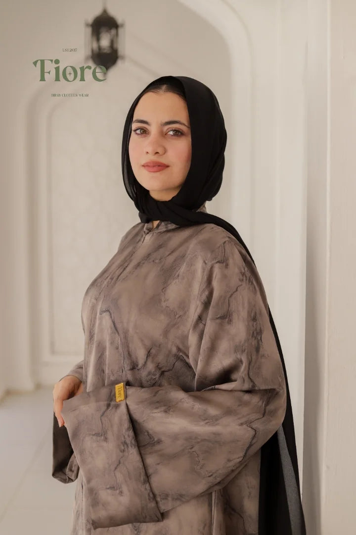 Marble Serenity Abaya