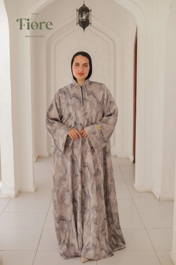 Marble Serenity Abaya
