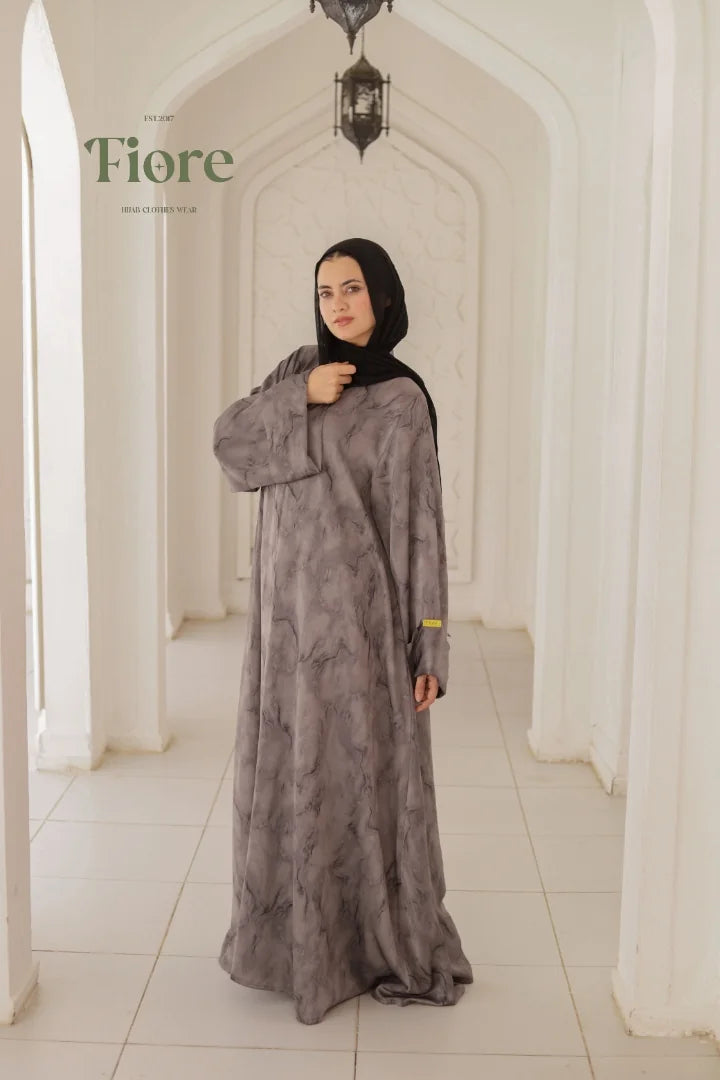 Marble Serenity Abaya