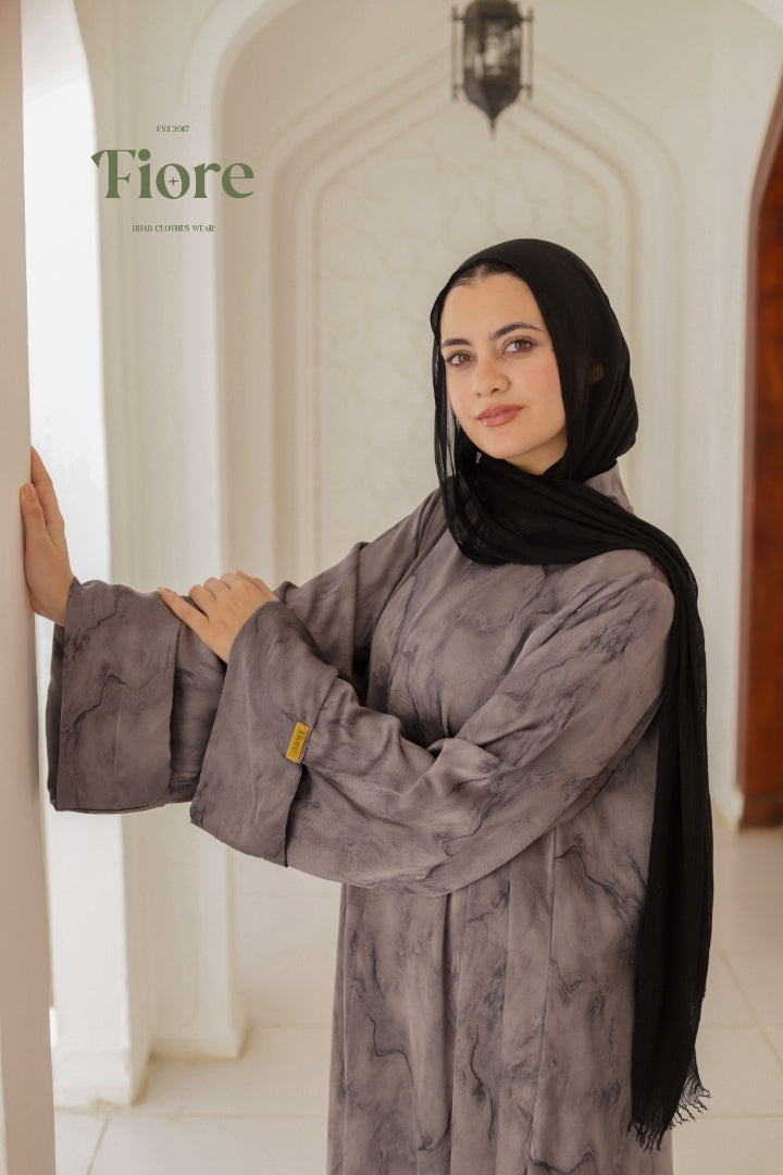 Marble Serenity Abaya