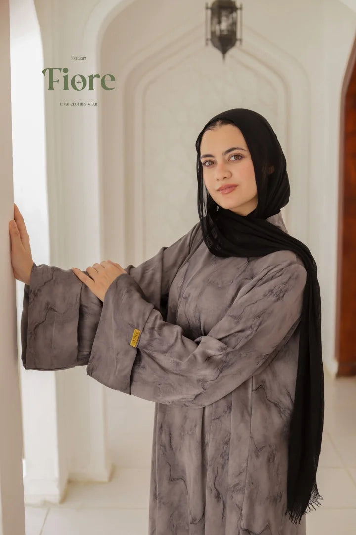 Marble Serenity Abaya