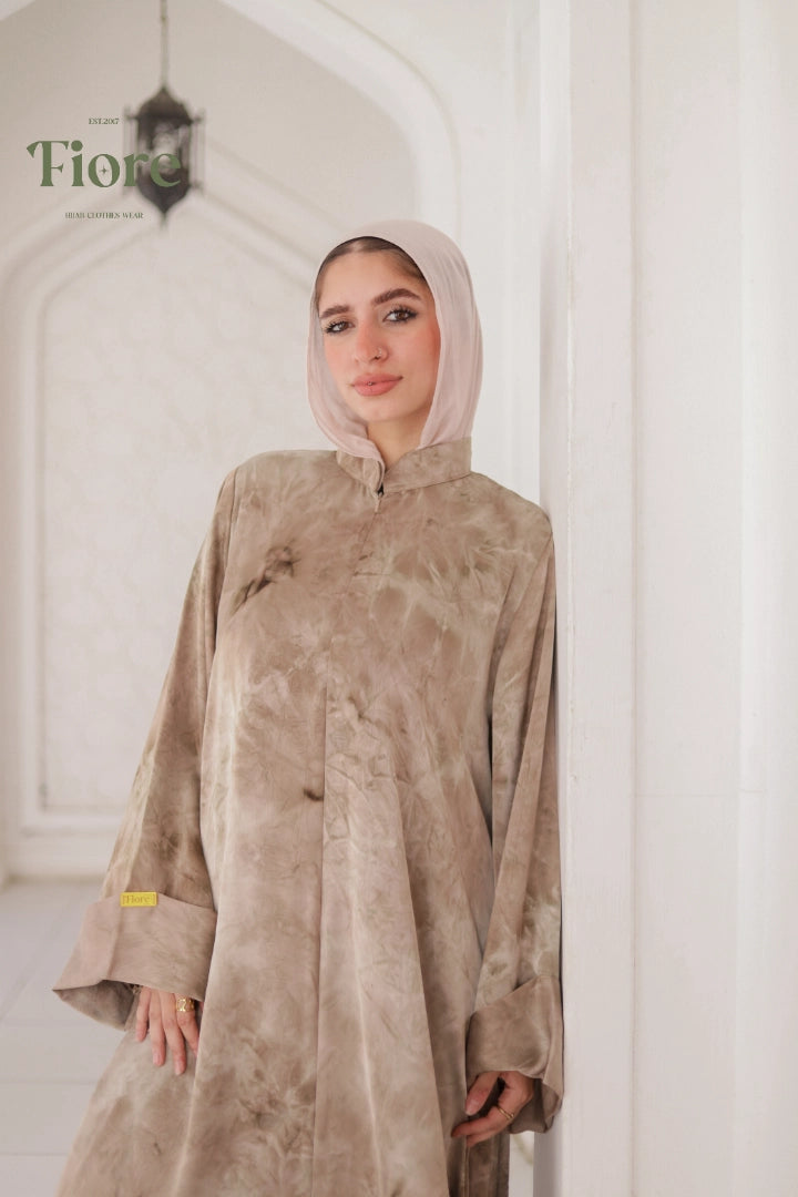 Water Print Abaya
