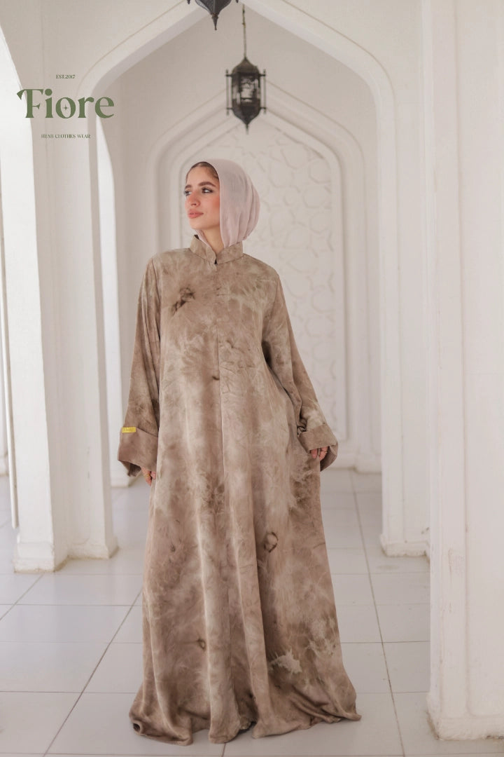 Water Print Abaya