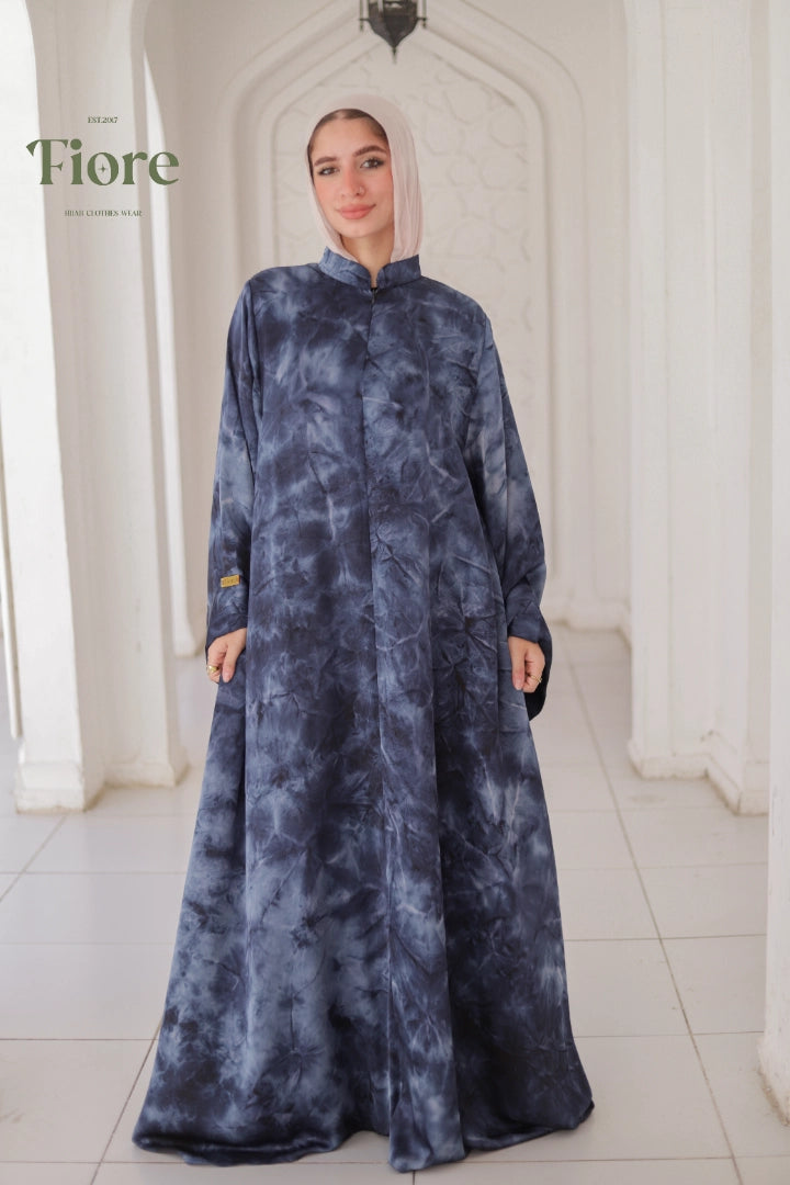 Water Print Abaya