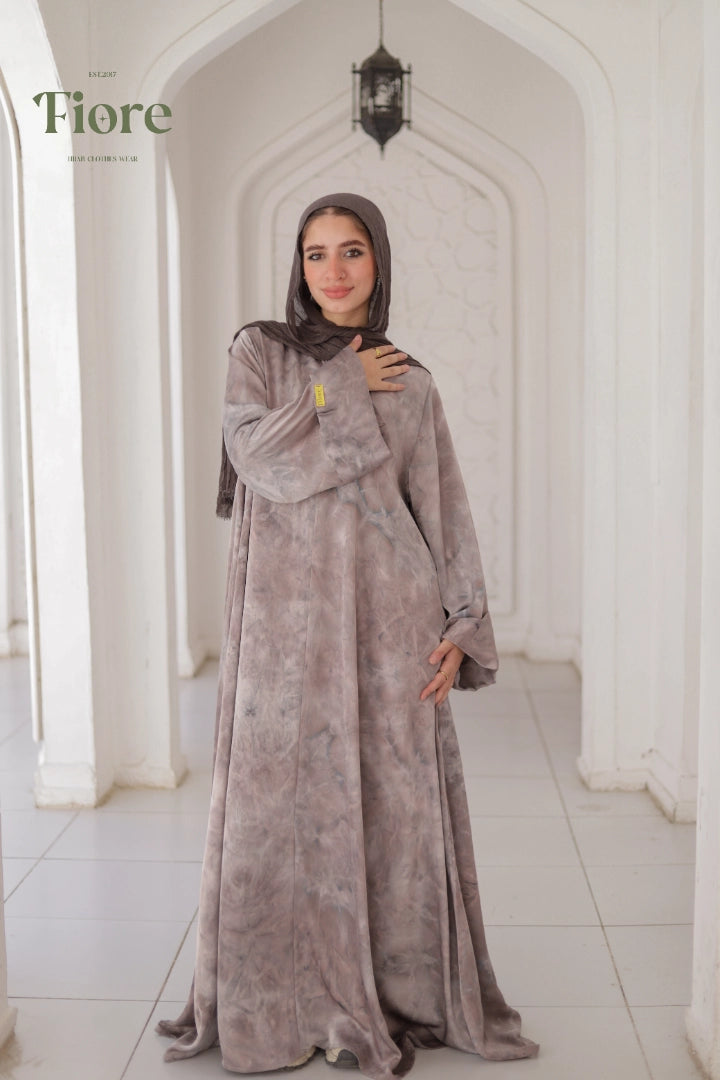 Water Print Abaya