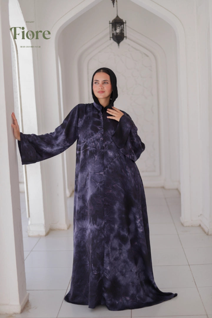 Water Print Abaya