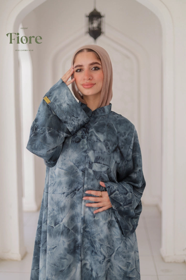 Water Print Abaya