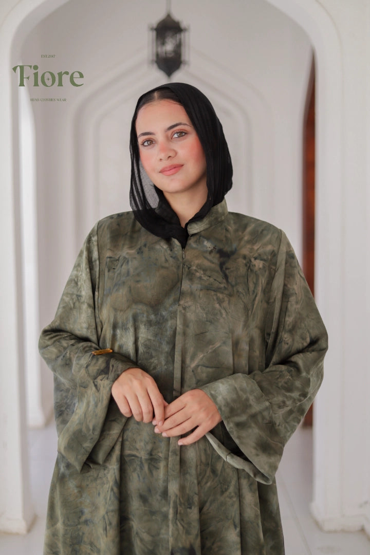 Water Print Abaya