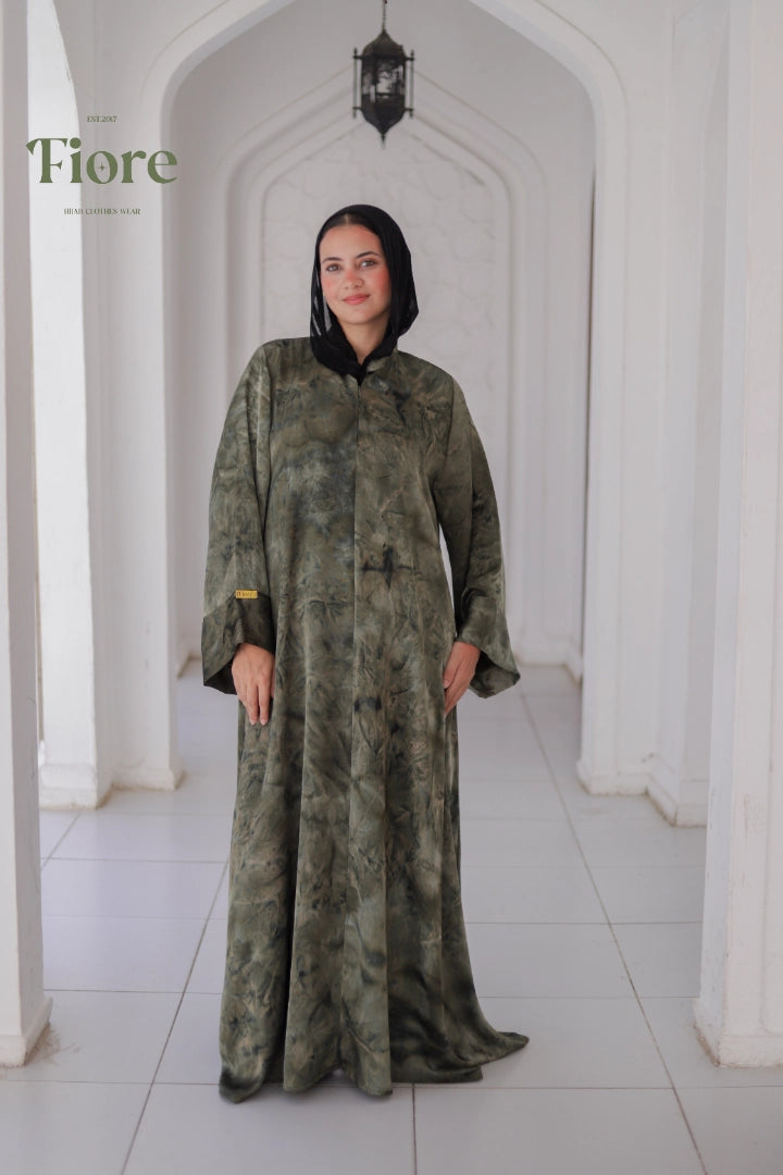 Water Print Abaya