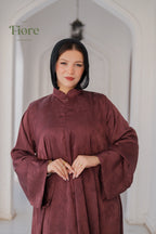 Aura Silk Jacquard Abaya