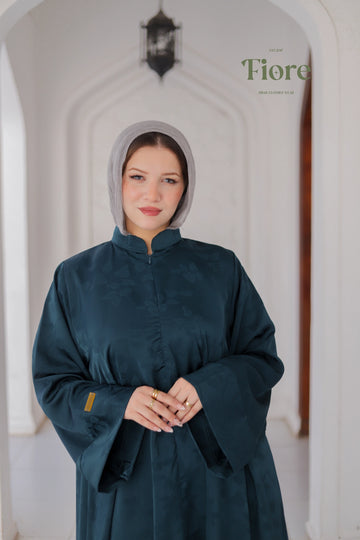 Willow Silk Jacquard Abaya