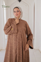 Flora Silk Jacquard Abaya
