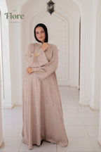 Flora Silk Jacquard Abaya