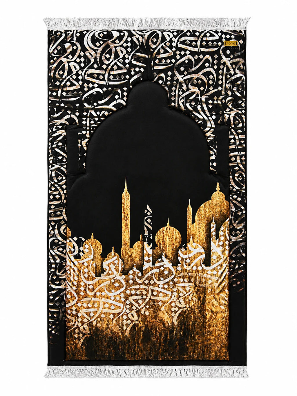 Golden Mosque Prayer Mat