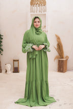 Embroidered Sleeve Dress